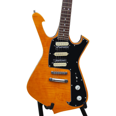 Custom Axis Fireman Paul Gilbert Transparent Amber Sunburst Electric Guitar