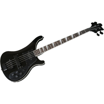 Custom Nova 4003 Black Jetglo 4 String Bass Black Pickguard - Image 5