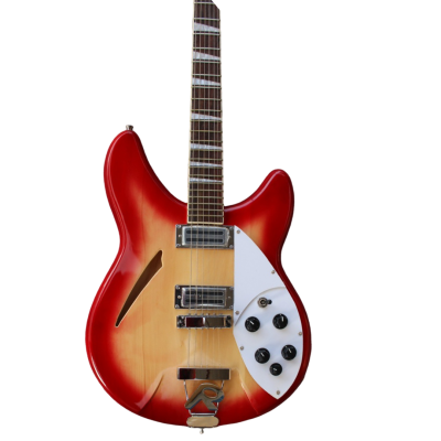 Custom Nova Slash Soundhole Fireglo 360 George 6 String Guitar
