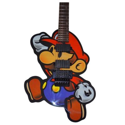 Custom Axis Mario Tremolo 6 String Electric Guitar - Image 6