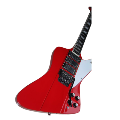 Custom Crown Cardinal Red Firebird VII 6 String Tremolo Guitar Mini Humbuckers