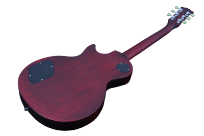 Custom Crown Studio Wine Red Satin Finish Electric Guitar - Image 7