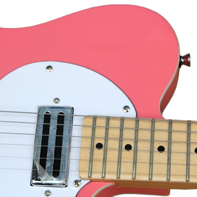 Custom Regent Thinline Fhole Shell Pink Electric Guitar - Image 5