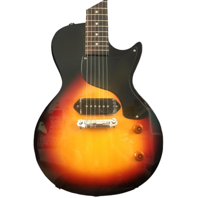 Custom Crown Junior Single Cut P90 Pickups Armstrong Vintage Sunburst Electric Guitar - Image 3