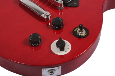 Custom Crown Bob Angus Cherry Red P90 Soapbar Pickups Marley Electric Guitar - Image 7