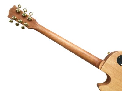 Custom Crown Dragon Snake Carved Natural Electric Guitar Satin Finish - Image 5