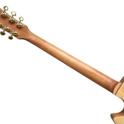 Custom Crown Dragon Snake Carved Natural Electric Guitar Satin Finish - Image 5