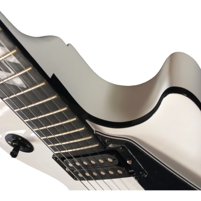 Custom Crown Standard Pearloid Custom Script Alpine White Electric Guitar - Image 8