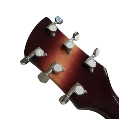Custom Nova Slash Soundhole Classic Dark Fireglo 360 6 String Guitar Left Handed - Image 5