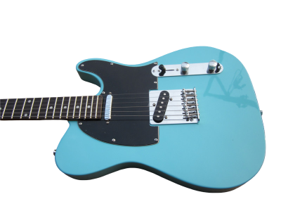 Custom Regent Daphne Blue Muddy Chrome Lipstick Style Neck Pickup Single Coil Bridge Pickup Guitar - Image 4