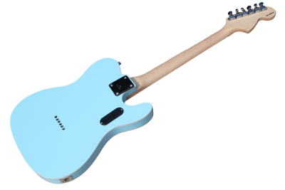 Custom Regent Pastel Daphne Blue Tree Of Life Inlay Electric Guitar Left Handed - Image 3