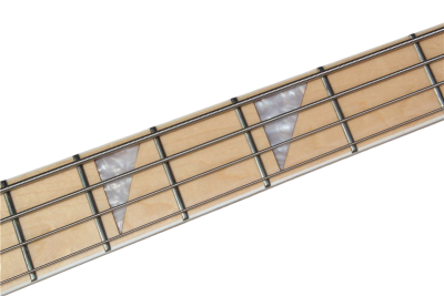 Custom Nova 4003 Mapleglo Center Amber Brown Finish 4 String Bass - Image 8