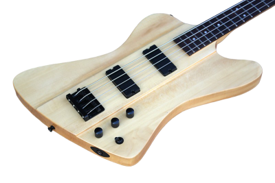 Custom Crown Natural Finish Thunderbird Tom 4 String Bass
