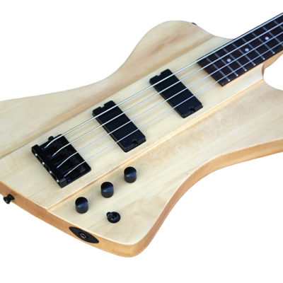 Custom Crown Natural Finish Thunderbird Tom 4 String Bass