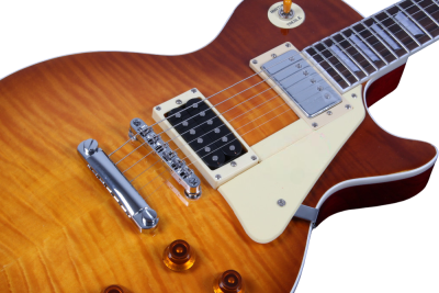 Custom Crown Jimmy Page Iced Tea Finish Flame Maple Top Guitar - Image 9