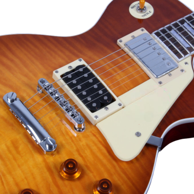 Custom Crown Jimmy Page Iced Tea Finish Flame Maple Top Guitar - Image 9
