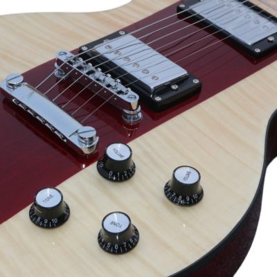 Custom Crown Spotlight Walnut Strip Running Straight Down 6 String Guitar - Image 6