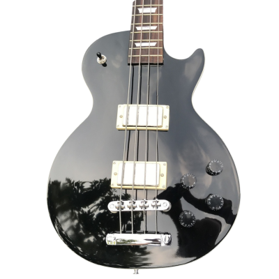 Custom Crown Standard Bass Oversized Ebony Black 4 String Bass