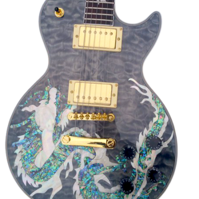 Custom Crown Abalone Dragon Shell Inlay Electric Guitar