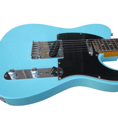 Custom Regent Daphne Blue Muddy Chrome Lipstick Style Neck Pickup Single Coil Bridge Pickup Guitar - Image 5