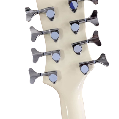 Custom Nova 4001 Cream 8 String Bass - Image 5