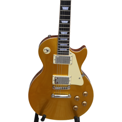 Custom Crown Standard Goldtop Slash Metallic Classic Gold Finish Guitar - Image 4