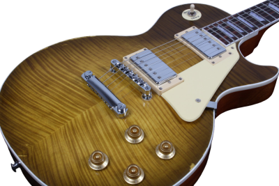 Custom Crown Standard Faded Honeyburst Maple Top Electric Guitar - Image 7