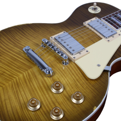 Custom Crown Standard Faded Honeyburst Maple Top Electric Guitar - Image 7