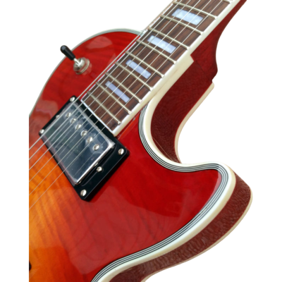 Custom Crown Heritage Cherry Sunburst Jimmy Electric Guitar - Image 14