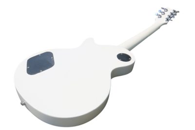 Custom Crown Arctic White Cross Inlays 7 String Electric Guitar - Image 4