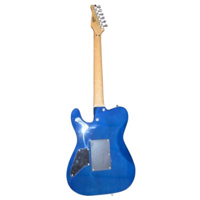 Custom Titan KR 24 Aqua Blue Burst Quilted Maple Top Floyd Rose Tremolo Guitar - Image 7
