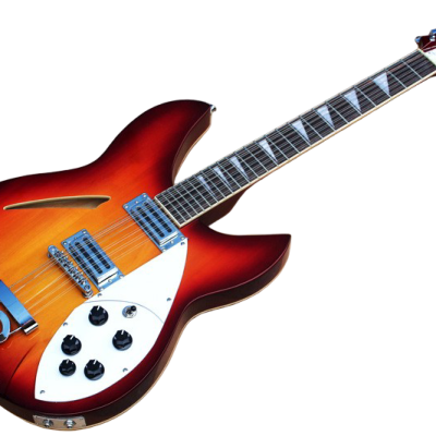 Custom Nova Tobacco Fireglo 360 12 String Electric Guitar - Image 8