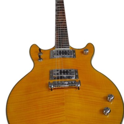 Custom Sovereign G6131MYF Malcolm Young Tiger Maple Top II Jet Electric Guitar - Image 8