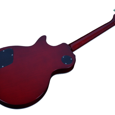 Custom Crown Heritage Cherry Sunburst Flame Maple Top Electric Guitar Open Coil Zebra Pickups - Image 9
