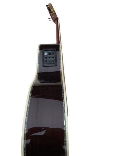 Custom Vertex D45 000 Dreadnought Solid Spruce Electric Acoustic Guitar Tree Of Life Abalone Inlaid - Image 11