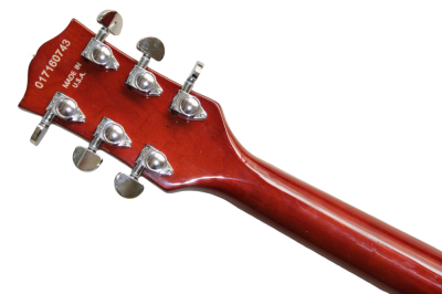 Custom Crown ES-125 Cognac Burst Fhole Archtop P90 Electric Guitar - Image 6
