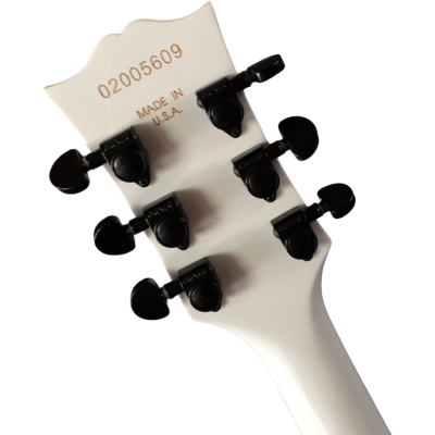 Custom Crown Standard Pearloid Custom Script Alpine White Electric Guitar - Image 12