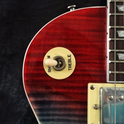 Custom Crown Aurora Borealis Prism Finish Flame Maple Top Guitar - Image 3