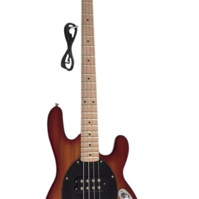Custom Aether Sting Cherry Burst 4 String Bass - Image 2