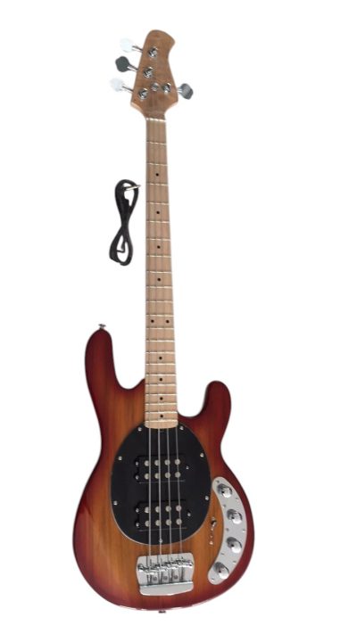 Custom Aether Sting Cherry Burst 4 String Bass - Image 2