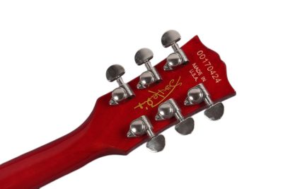 Custom Crown SG Angus Cherry Red P90 Soapbar Pickups Electric Guitar - Image 7