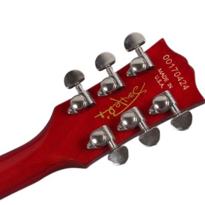 Custom Crown SG Angus Cherry Red P90 Soapbar Pickups Electric Guitar - Image 7