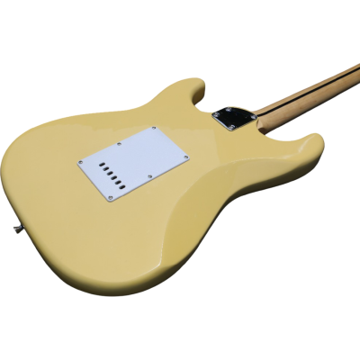 Custom Regent ST Richie Sambora Graffiti Monaco Yellow Tremolo Guitar - Image 8