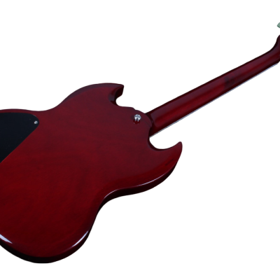 Custom Crown SG Heritage Cherry Angus Dual Humbucker Pickups Thunderstruck Guitar Lightning Bolt Fretboard Inlays - Image 8