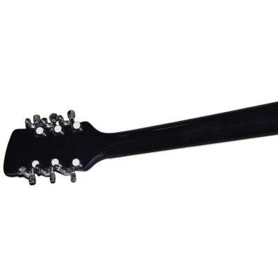 Custom Nova George Jetglo Black 360 12 String Electric Guitar - Image 9
