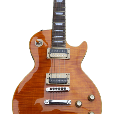 Custom Crown Standard Slash Honeyburst Flamed Maple Top Electric Guitar - Image 6
