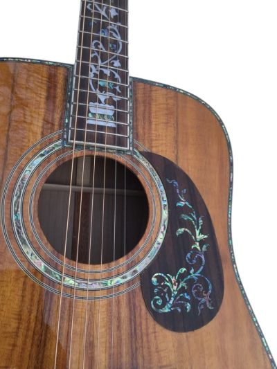 Custom Vertex 1833 D45 000 Solid Koa Top Ply Acoustic Electric Guitar - Image 12