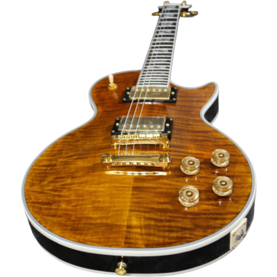 Custom Crown Supreme Desert Root Beer Burst Quilted Maple Top Electric Guitar - Image 9