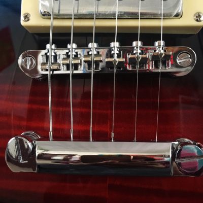 Custom Crown Aurora Borealis Prism Finish Flame Maple Top Guitar - Image 8
