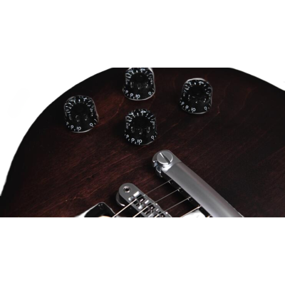 Custom Crown Studio Satin Wino Cantrell Red Burgundy Wine Red Stain Electric Guitar - Image 7